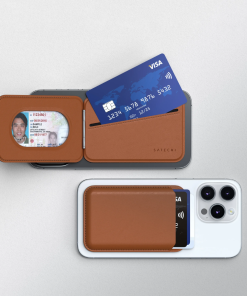 Satechi Vegan Deri Manyetik Cüzdan Standı Kahverengi ST-VLWN Kullanım