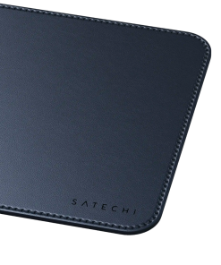Satechi Vegan Deri Premium Mouse Pad Mavi ST-LMPB Logo