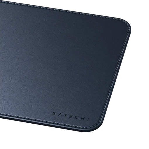 Satechi Vegan Deri Premium Mouse Pad Mavi ST-LMPB Logo