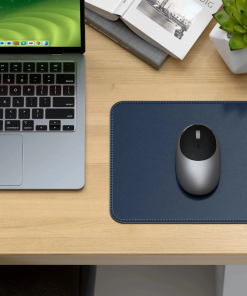 Satechi Vegan Deri Premium Mouse Pad Mavi ST-LMPB Masaüstü Görünüm
