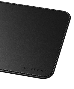 Satechi Vegan Deri Premium Mouse Pad Siyah ST-LMPK Logo