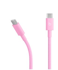 Beats USB-C – USB-C Örgü Kablo (1.5 m) Pozitif Pembe MK8P4EE/A Uc