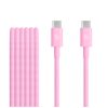 Beats USB-C – USB-C Örgü Kablo (1.5 m) Pozitif Pembe MK8P4EE/A