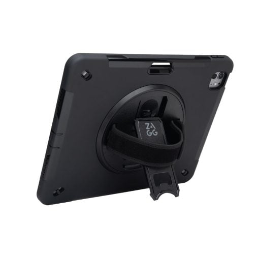 Zagg Rugged iPad Pro 11 (M5 / M4) Darbeye Dayanıklı Kılıf Siyah 702316541 Yatay Kullanım