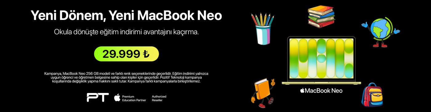 MacBook Neo Masaüstü Anabanner