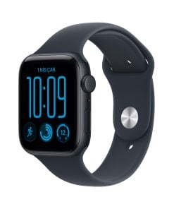Apple Watch SE 3 GPS + Cellular Gece Yarısı Alüminyum Kasa Lacivert Spor Kordon