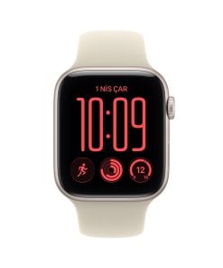 Apple Watch SE 3 Yıldız Işığı Alüminyum Kasa Kum Beji Spor Kordon