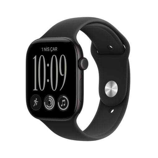 Apple Watch Series 12 GPS Siyah Alüminyum Kasa
