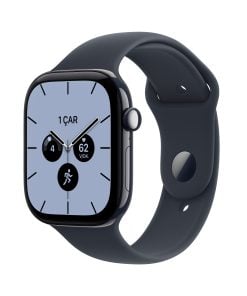Apple Watch Series 12 GPS + Cellular Metalik Mavi Seramik Kasa Lacivert Spor Kordon