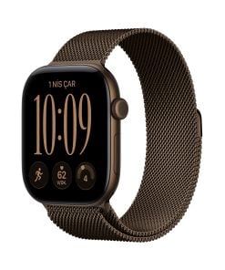 Apple Watch Series 12 Koyu Bronz Alüminyum Kasa Koyu Bronz Milano Loop