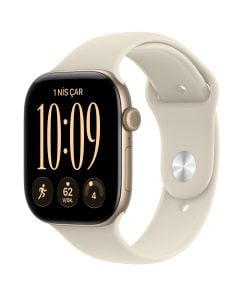 Apple Watch Series 12 Uçuk Altın Rengi Alüminyum Kasa Kum Beji Spor Kordon