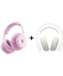 Beats Ses Paketi - Beats 360 Pembe Kulaklık ve Bulut Beyazı UltraPlush Yastık