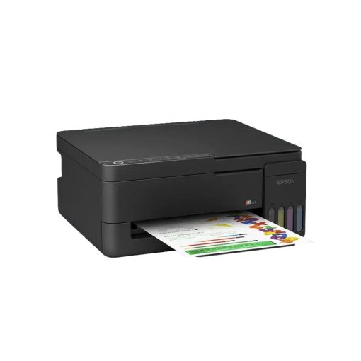 Epson EcoTank L3351 Fotokopi, Tarayıcı, Wi-Fi Mürekkep Tanklı Yazıcı C11CL62414 yandan çapraz görünüm
