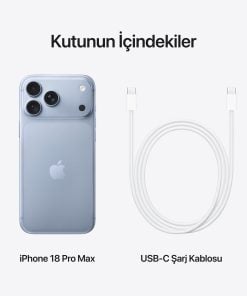 iPhone 18 Pro Max Buzul Rengi Kutu İçeriği