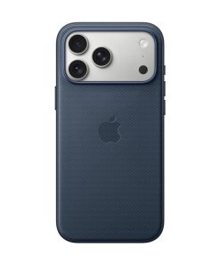 iPhone 17 Pro Max MagSafe Özellikli Tech Dokuma Kılıf Mavi MGF94ZM/A Gümüş kullanım