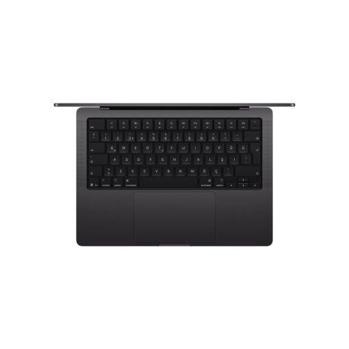 MacBook Pro 14 inc M6 Uzay Siyahı Klavye