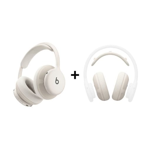 Beats Ses Paketi - Beats 360 Bulut Beyazı Kulaklık ve Bulut Beyazı Performans Örgülü Yastık