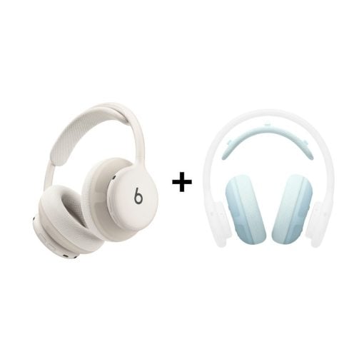 Beats Ses Paketi - Beats 360 Bulut Beyazı Kulaklık ve Gökyüzü Performans Örgülü Yastık