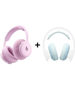Beats Ses Paketi - Beats 360 Pembe Kulaklık ve Gökyüzü Performans Örgülü Yastık
