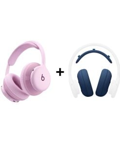Beats Ses Paketi - Beats 360 Pembe Kulaklık ve Lacivert Performans Örgülü Yastık