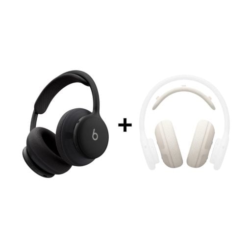 Beats Ses Paketi - Beats 360 Siyah Kulaklık ve Bulut Beyazı Performans Örgülü Yastık