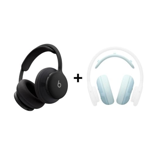 Beats Ses Paketi - Beats 360 Siyah Kulaklık ve Gökyüzü Performans Örgülü Yastık