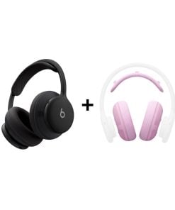 Beats Ses Paketi - Beats 360 Siyah Kulaklık ve Pembe Performans Örgülü Yastık
