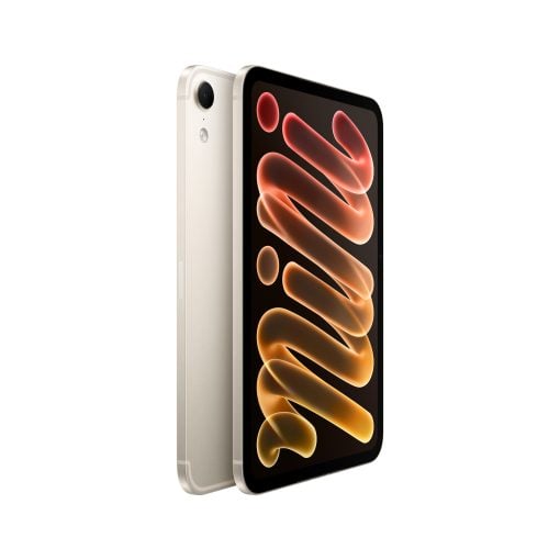 iPad mini A20 Pro Wi‑Fi + Cellular Yıldız Işığı Yan Görünüm