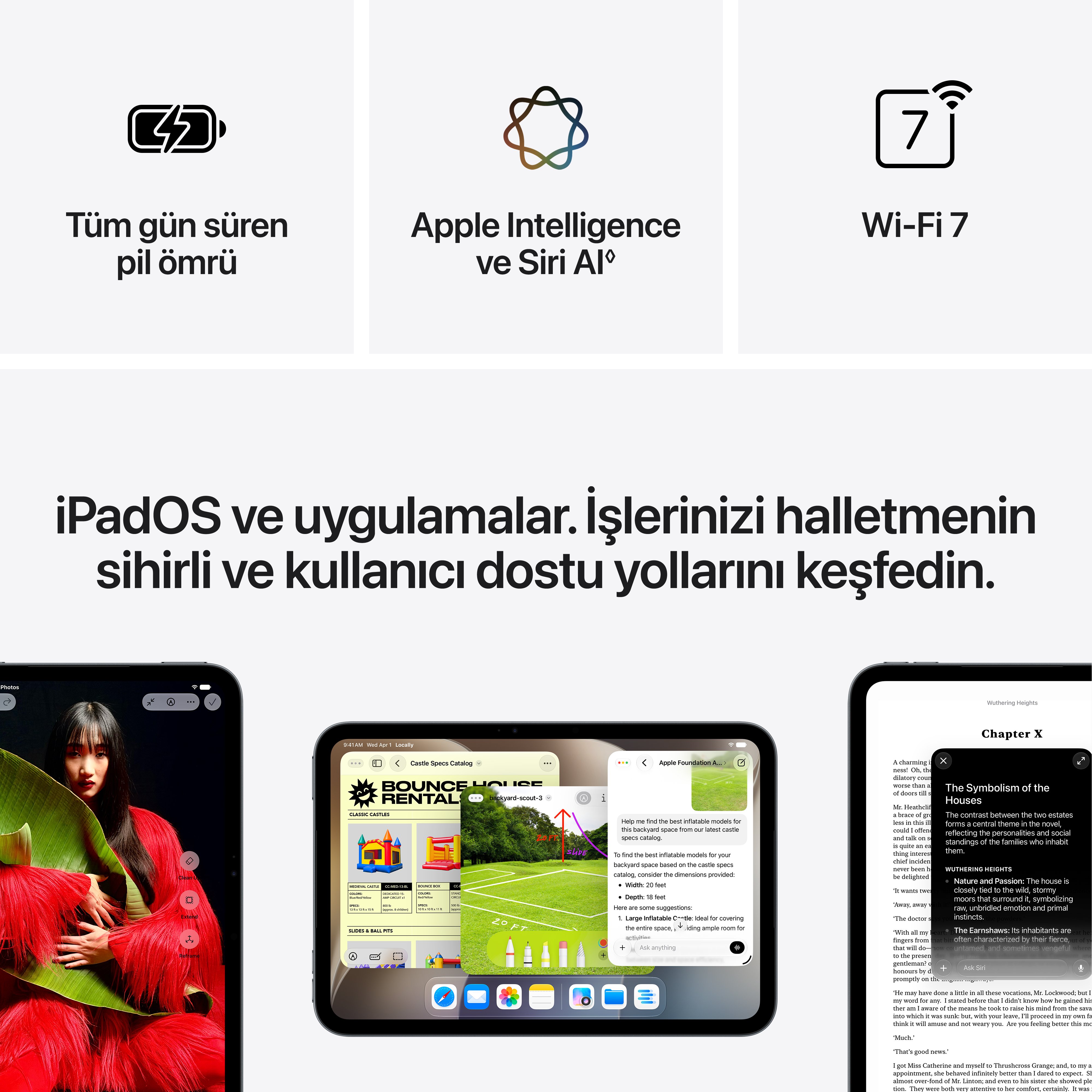 iPad mini A20 Pro Wi‑Fi 256GB Nano-texture Cam Gece Yarısı ML2Q4TU/A 7 iPad mini A20 Pro Wi‑Fi 256GB Nano-texture Cam Gece Yarısı ML2Q4TU/A