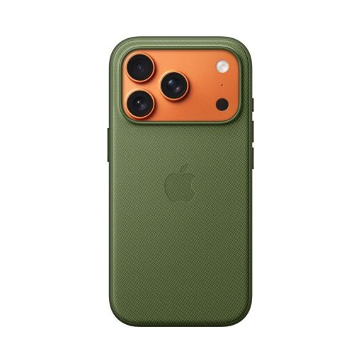 iPhone 17 Pro MagSafe Özellikli Tech Dokuma Kılıf Yeşil MGF74ZM/A Kozmik Turuncu Telefon
