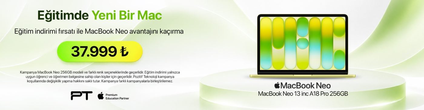 MacBook Neo Masaüstü Anabanner