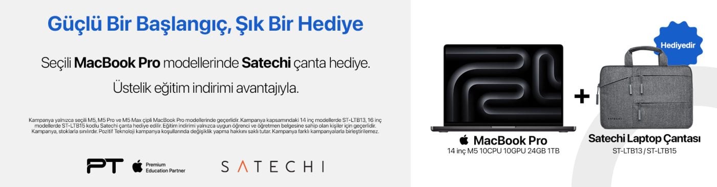 MacBook Pro Çanta Hediye Masaüstü Anabanner