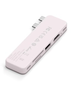 Satechi USB-C Snap Hub Pastel Pembe ST-HUSNP Arka Görünüm